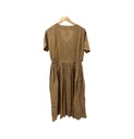 EVERYDAY DRESS, BROWN, COTTON