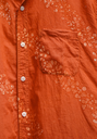 MAO LS SHIRT, ORANGE, BATIK_LINES, COTTON