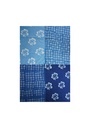 DOUBLE BEDSHEET, DARK BLUE, BATIK INDIGO DREAMS, COTTON