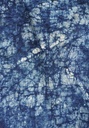 SIDEDROP DRESS, DARK BLUE, SHIBORI, COTTON