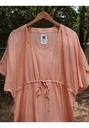 MAXI STRING KAFTAN, PINK, COTTON