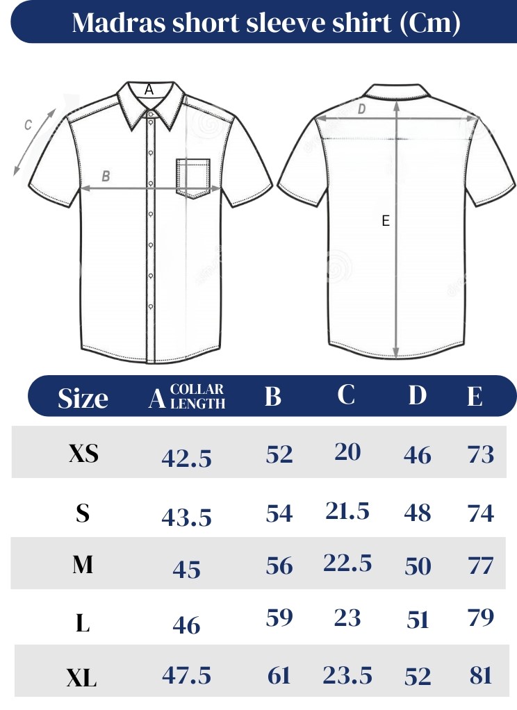 MADRAS SS SHIRT, YELLOW, BATIK SQUARES, COTTON