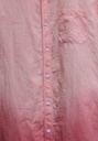 MAO SS SHIRT, PINK, SHIBORI OMBRE, COTTON