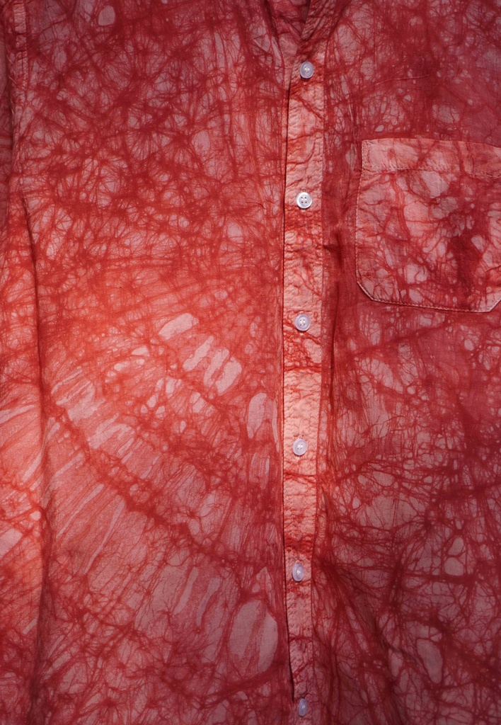 MAO SS SHIRT, PINK, BATIK FULL, COTTON