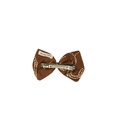 TUXEDO HAIRCLIP, SINGLE, LARGE, DARK BROWN