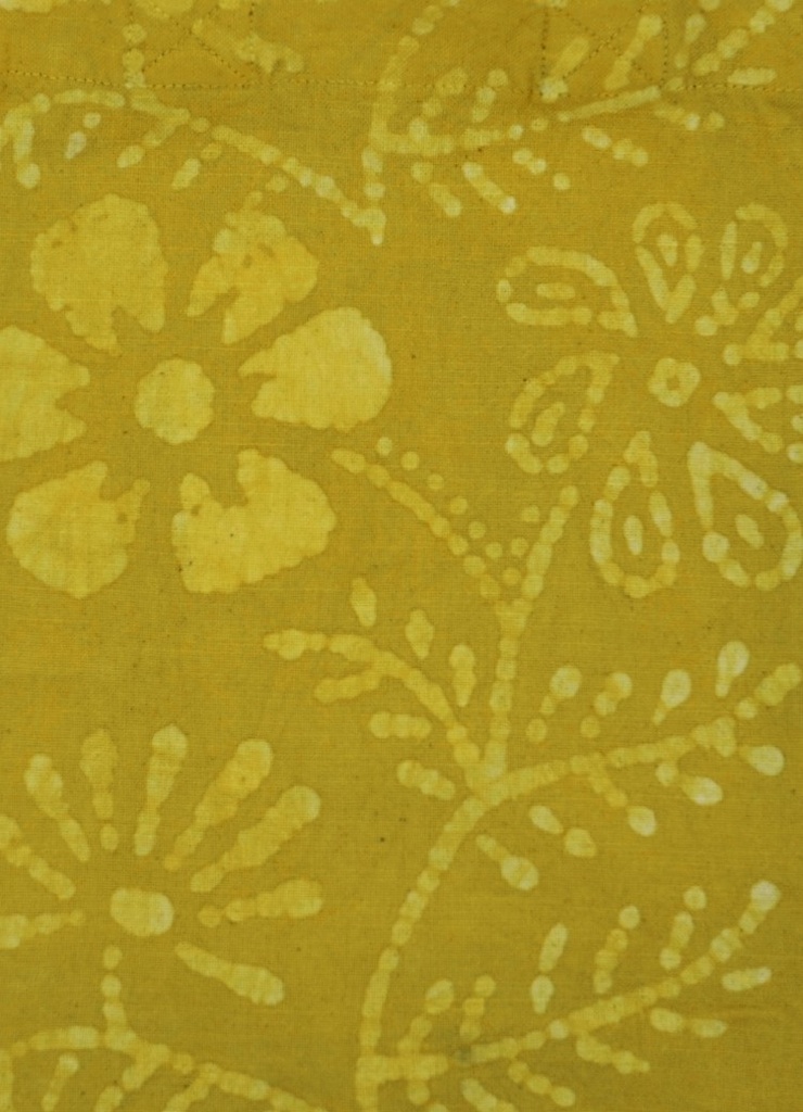 TOTE BAG, LIGHT GREEN, BATIK, COTTON