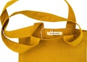 TOTE BAG, YELLOW, PLAIN, COTTON