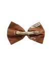 TUXEDO HAIRCLIP, DOUBLE, BROWN