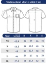MADRAS SS SHIRT, BLUE C065, REDYED, COTTON