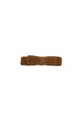 RIBBON HAIRCLIP, BROWN, CORDUROY