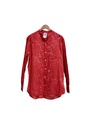 MAO LS SHIRT, RED, BATIK, COTTON