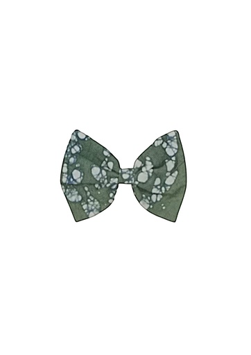 [HAC-TUX-1-S-GR_WH] TUXEDO HAIRCLIP, SINGLE, SMALL, GREEN-WHITE
