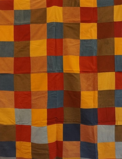 [BLK-OAK-039-PCH-COT/0S] BLANKET, ONE-OF-A-KIND 39, PATCHWORK, COTTON